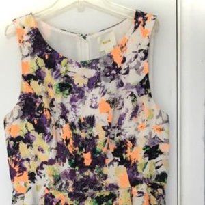 Maeve - beautiful water color garden party dress